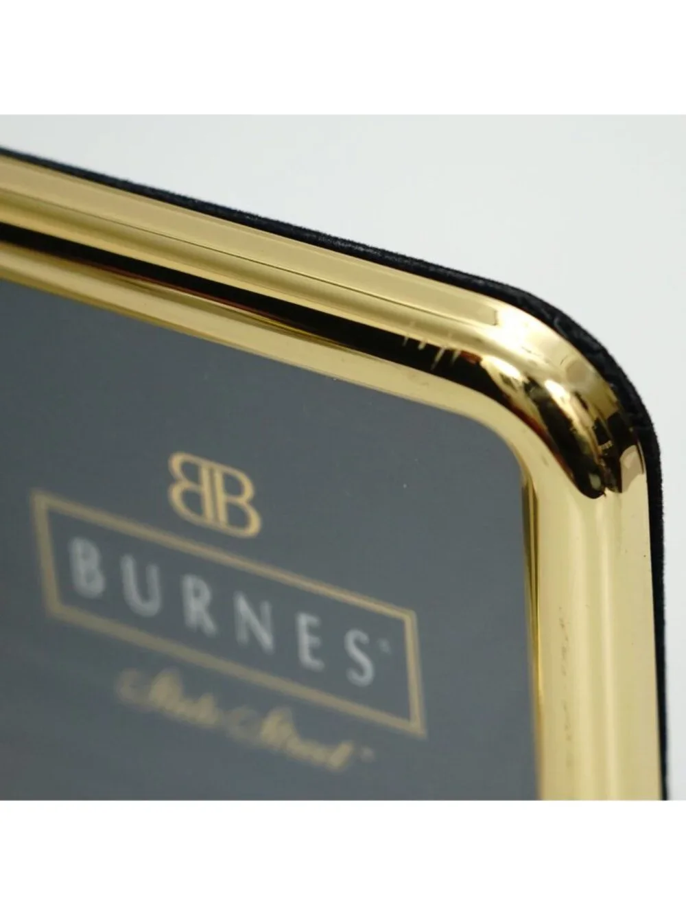 Burnes State Street Double 4x6 Frame Solid Brass Goldtone